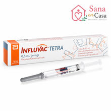 Vacunación contra la influenza a domicilio (vacuna influvac tetra incluida)