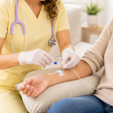 Administración de medicamento endovenoso a domicilio
